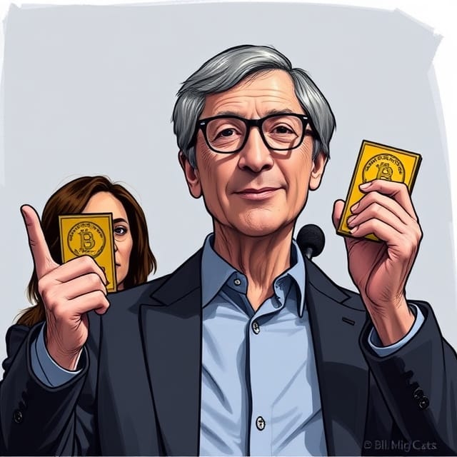 Bill Gates Backs Harris with Major Donation – Crypto Impact